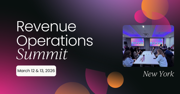 Revenue Operations Summit New York 2026| OnDemand