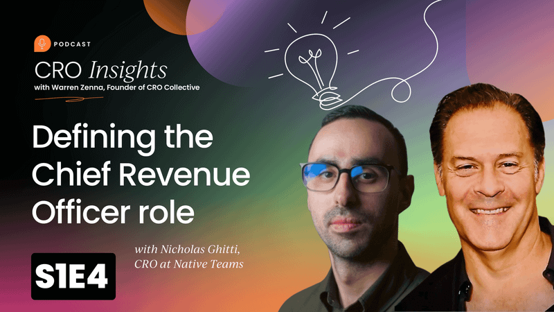 Defining the Chief Revenue Officer role, with Nicholas Ghitti [Video]