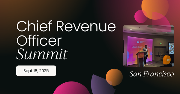 Chief Revenue Officer Summit San Francisco, September 2025 | OnDemand
