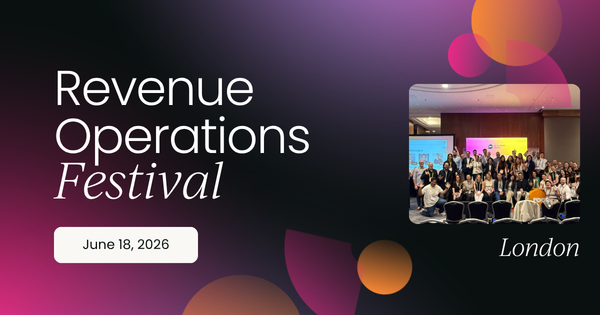 Revenue Operations Festival London, June 2026 | OnDemand