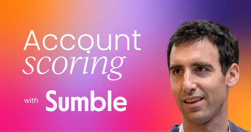 Account scoring should explain  not just rank