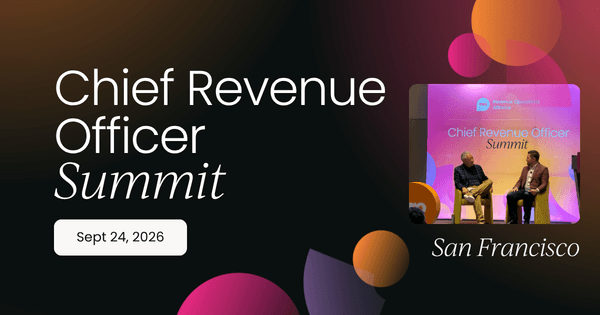 Chief Revenue Officer Summit San Francisco, September 2026 | OnDemand
