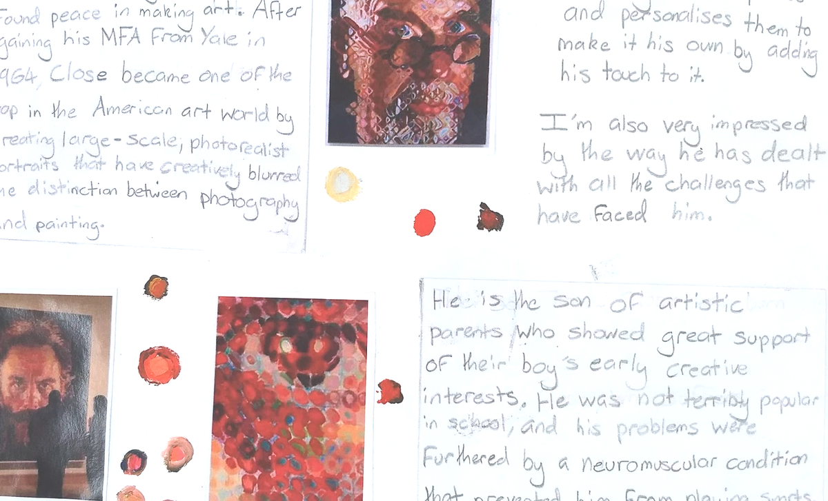 MYP 5 Task 1                              Contemporary Portraiture