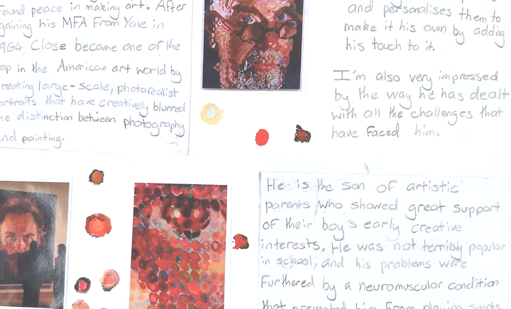 MYP 5 Task 1                              Contemporary Portraiture