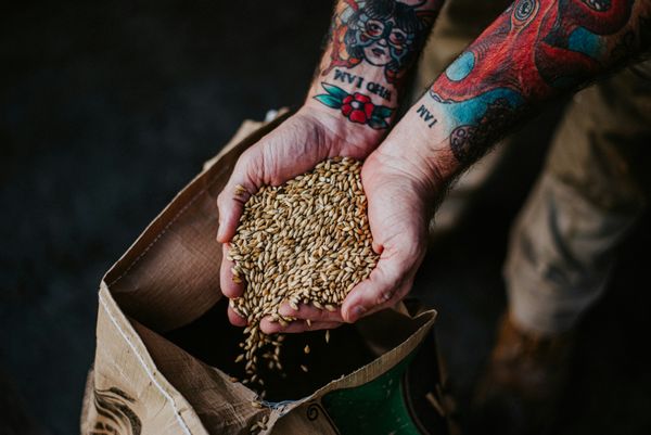 Fried Barley & Wild Garlic with Spiced Brown Butter