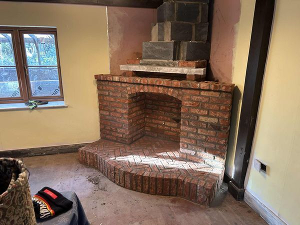 A Herringbone Hearth