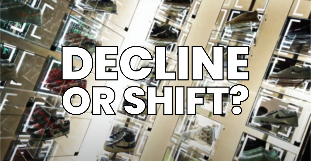Sneaker Resale Declining? Or Shifting?