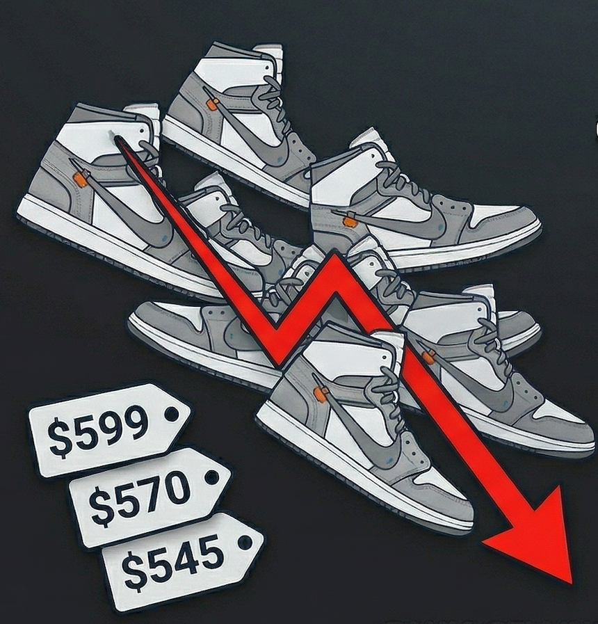 The V.A.A. Air Jordan 1 "Alaska" Price Drop and the Cost of Panic Selling