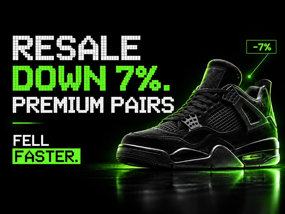 Sneaker Resale Is Down 7%. The Expensive Pairs Are Falling Faster.