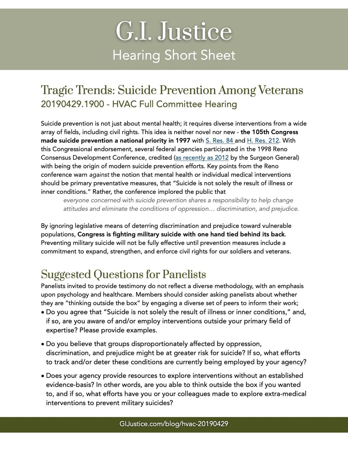 Tragic Trends: Suicide Prevention Among Veterans