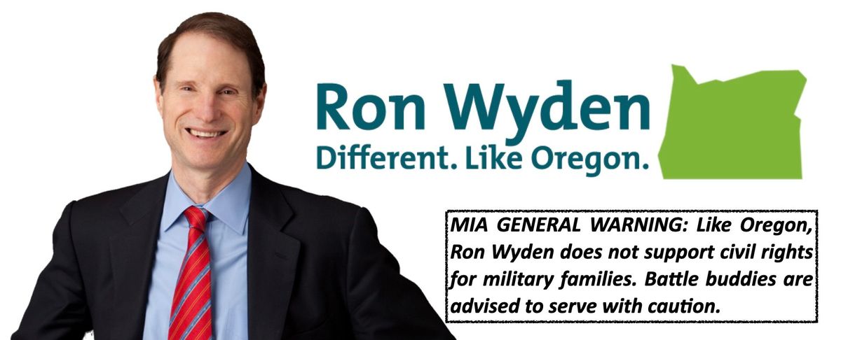 SEN Ron Wyden: Why is GI Justice MIA?