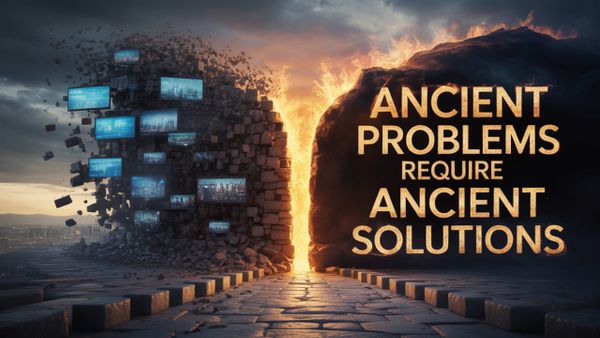 Ancient Problems Require Ancient Solutions Daily Shepherd