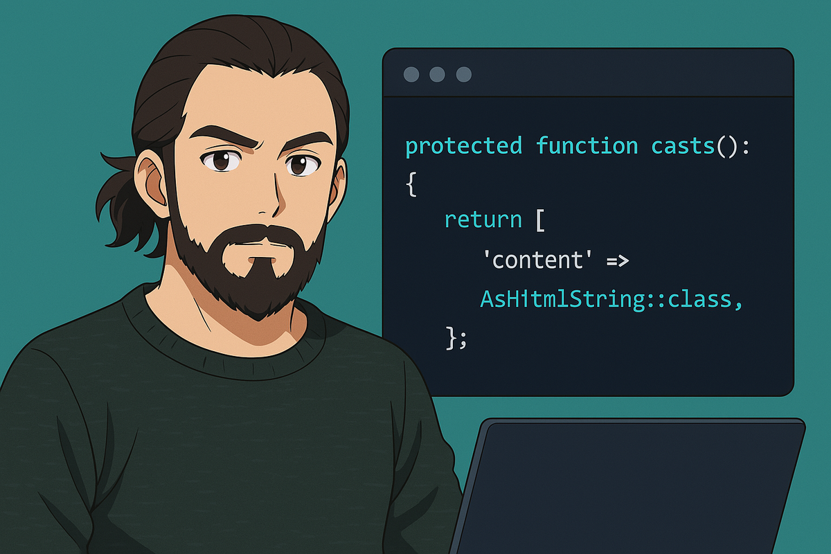 Streamline HTML Attribute Handling with Laravel's New AsHtmlString Cast