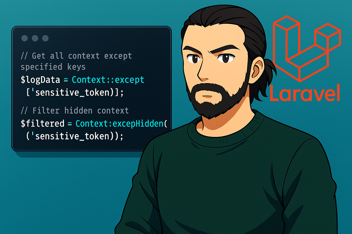Context Data Filtering with Laravel's New except() Methods