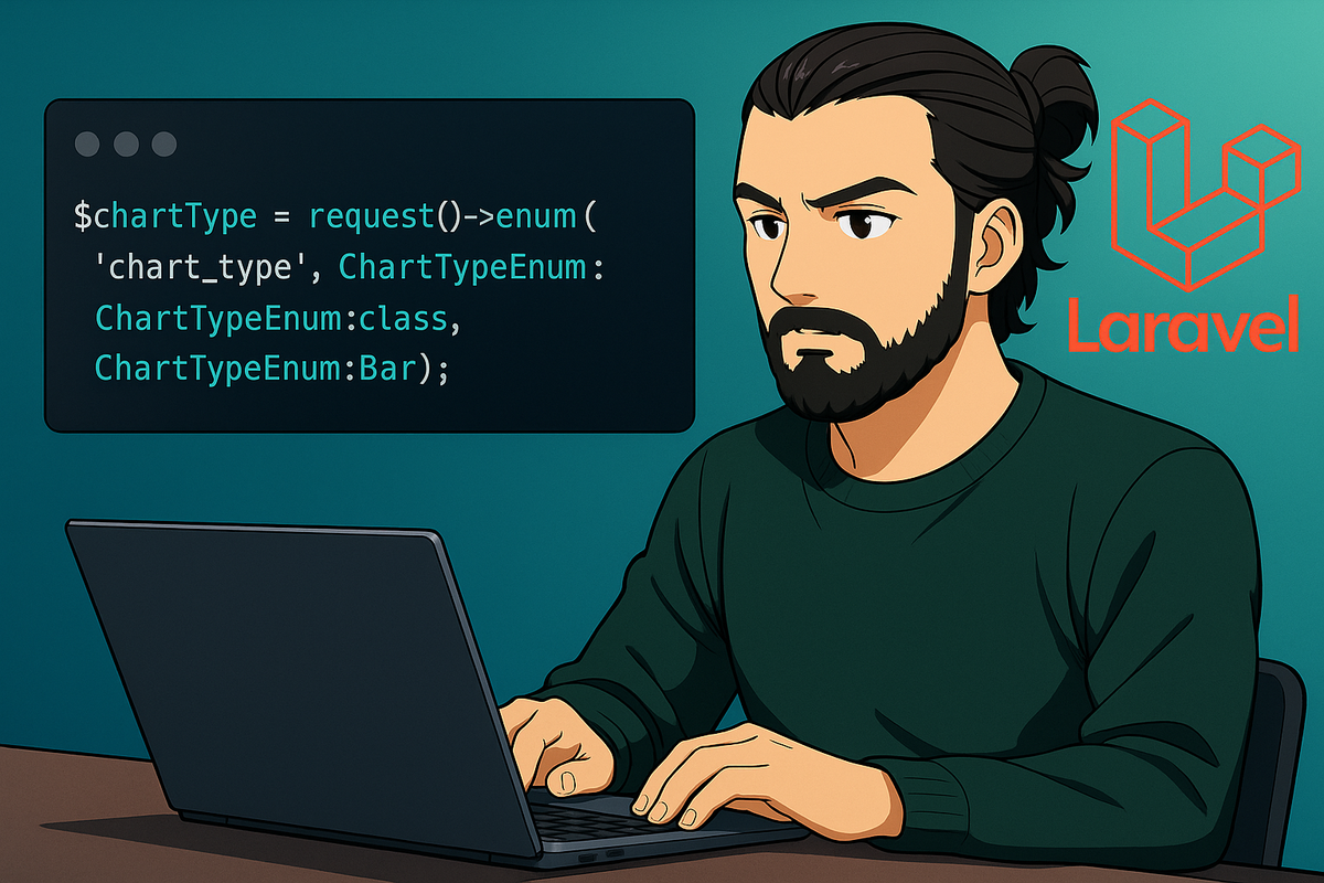 Simplified Enum Handling with Default Values in Laravel