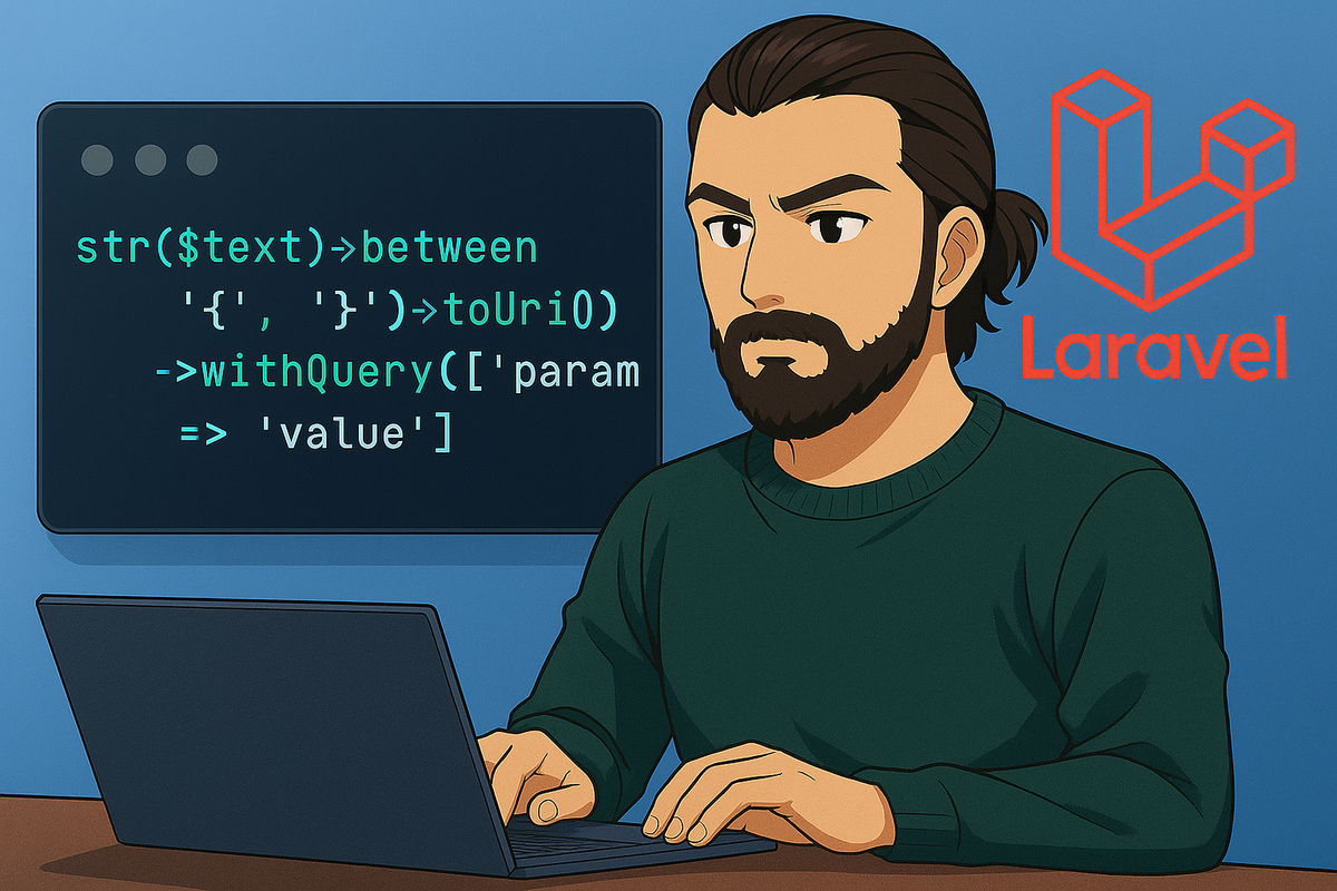 Laravel's toUri() Method: Fluent URI Building from Strings