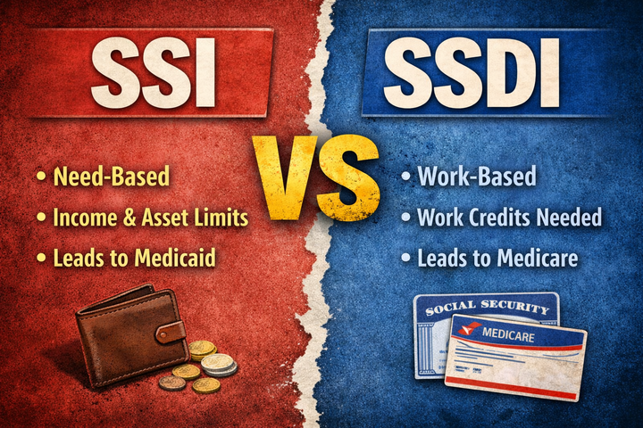 What's the Difference Between SSI and SSDI?
