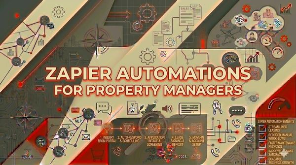 Zapier Automations for Property Managers: 7 Workflows That Save Hours