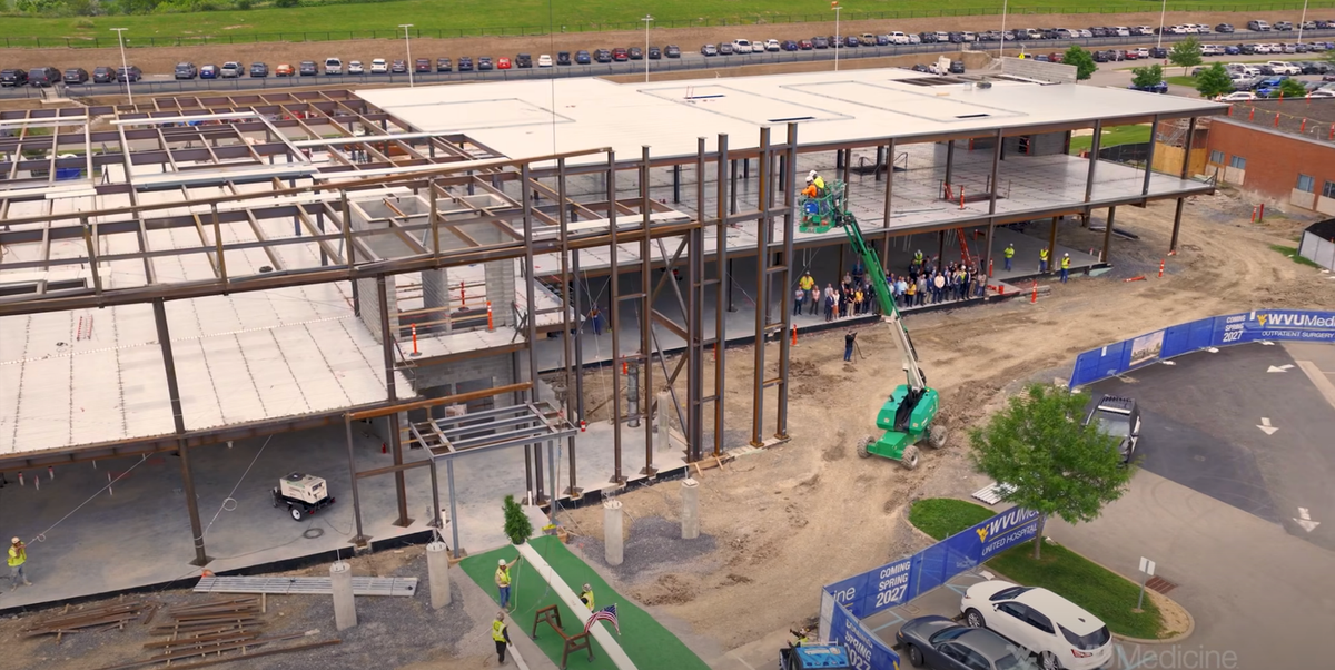 WVU Medicine Celebrates Construction Milestone on New Outpatient Surgery Center in Bridgeport