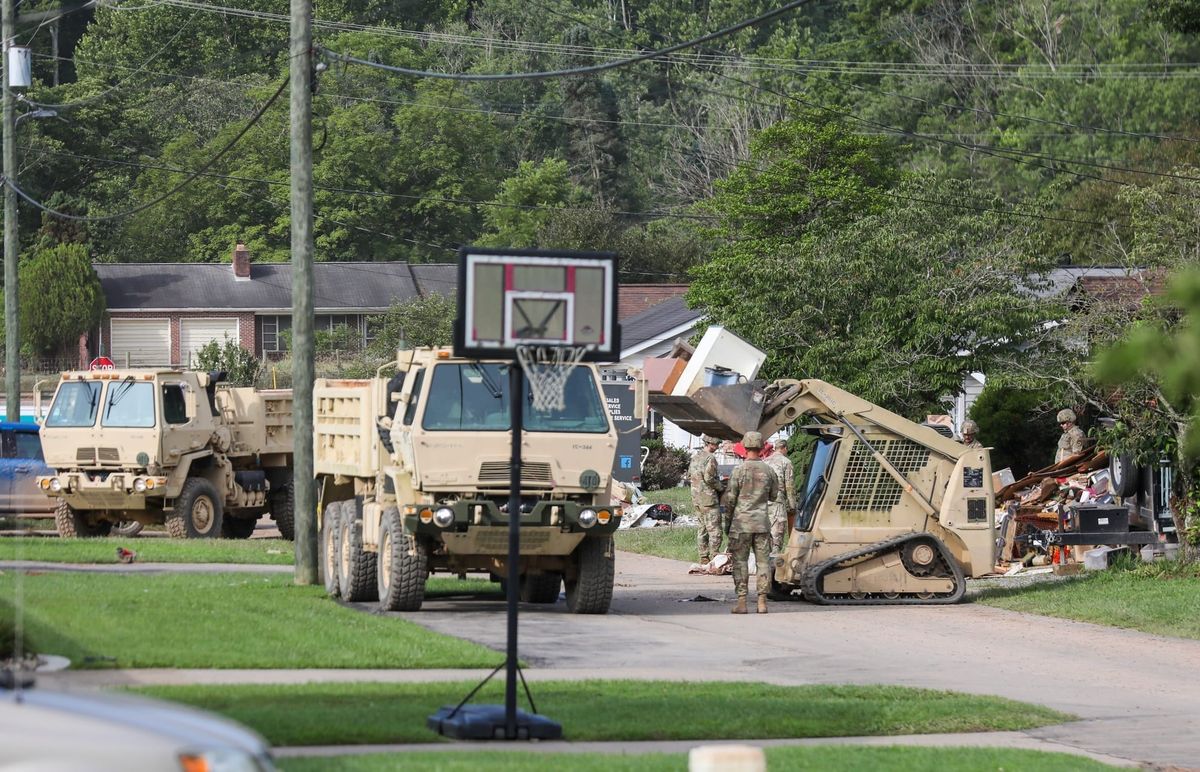 Morrisey Seeks Federal Disaster Declaration as Flood Recovery Continues in Weston, Buckhannon