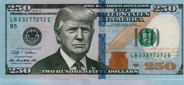 Could a $250 Bill Featuring President Trump Become Reality?
