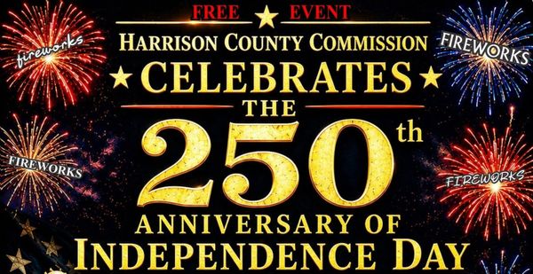 Harrison County to Celebrate America's 250th Anniversary with Fireworks Event