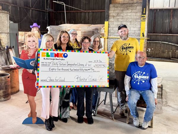 Blenko Glass and Dolly Parton Partnership Raises More Than $85,000 for Imagination Library