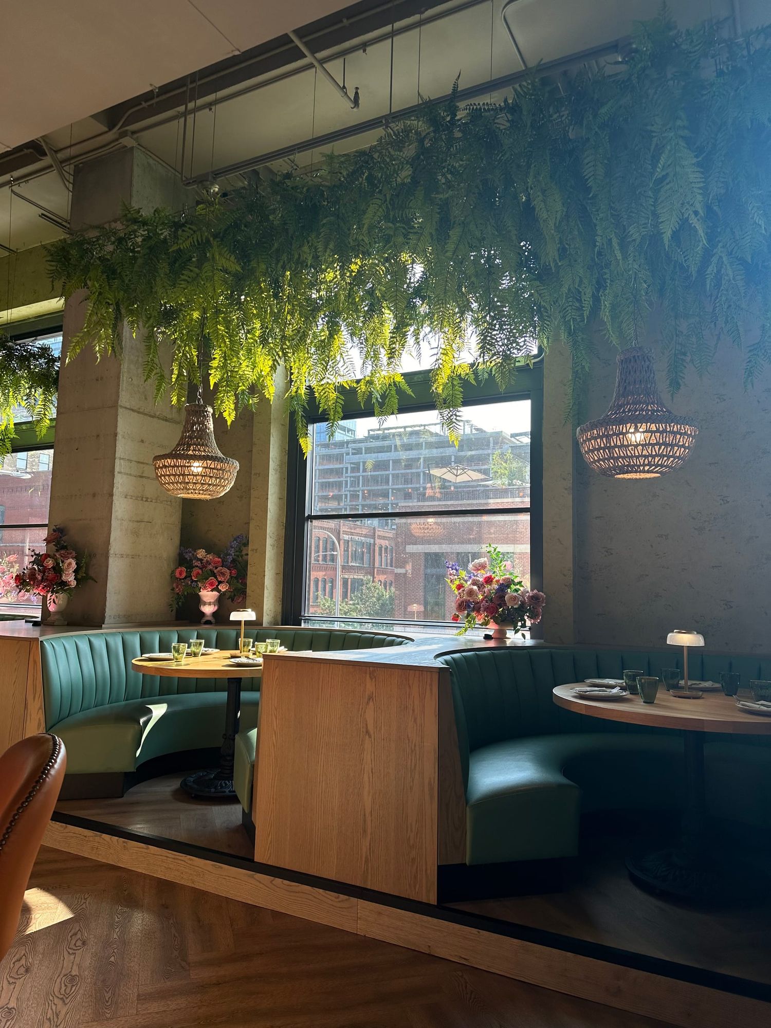 Dining at La Serre in Fulton Market