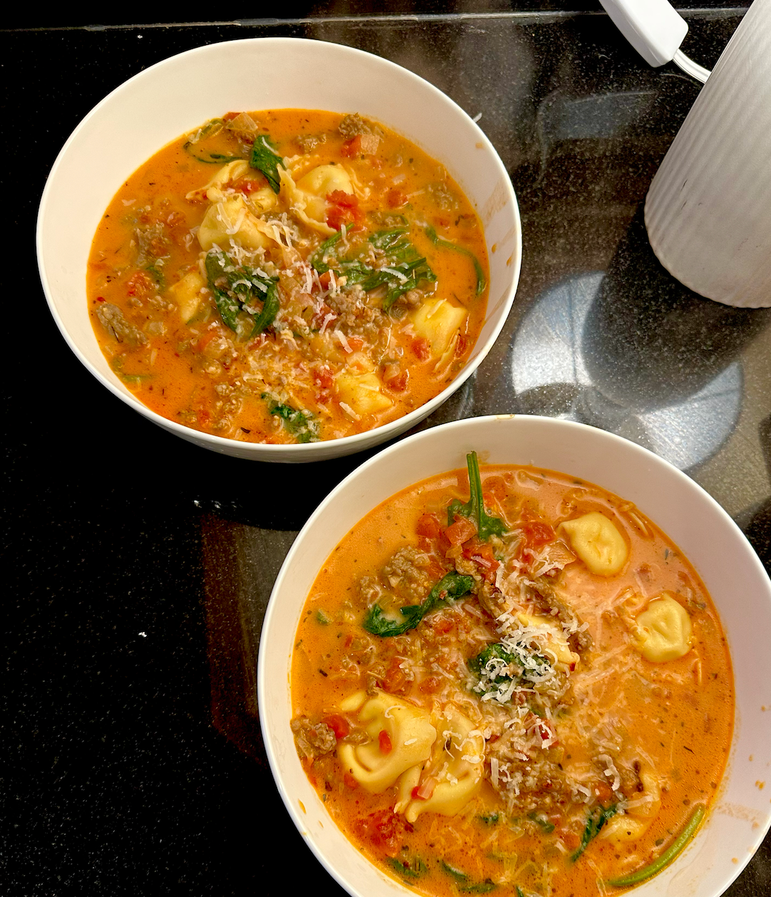 Tortellini alla Salsiccia e Pomodoro