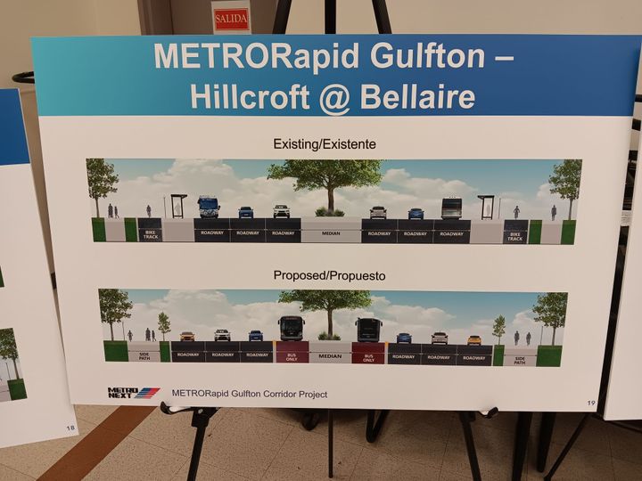 METRO's New Concept Drawings Reveal Possible Impacts of Proposed METRORapid Bus Line on Hillcroft Area