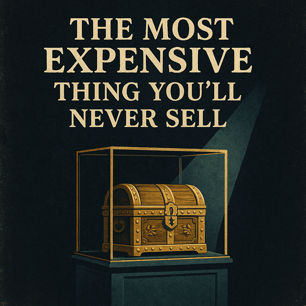 Treasure chest in box representing hidden costs and value of first impressions