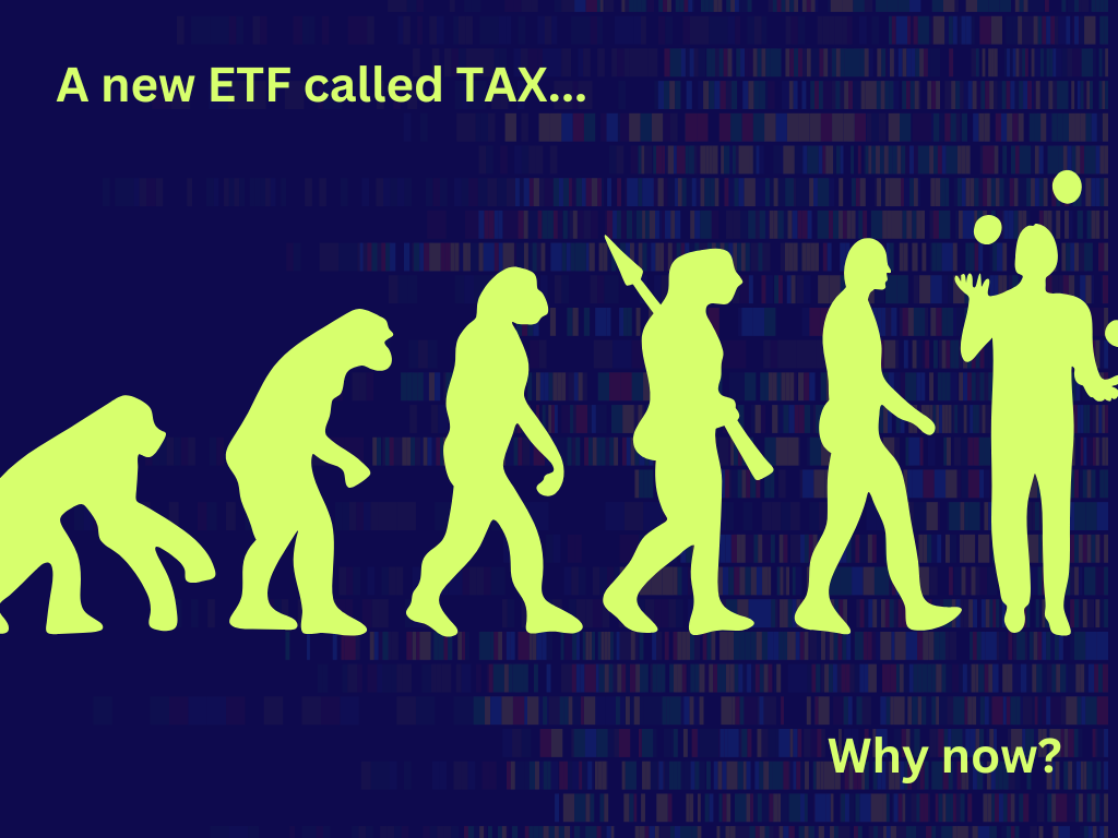 Cartoon on Cambria's TAX ETF normalizing the Section 351 conversion for in-kind ETF seeding