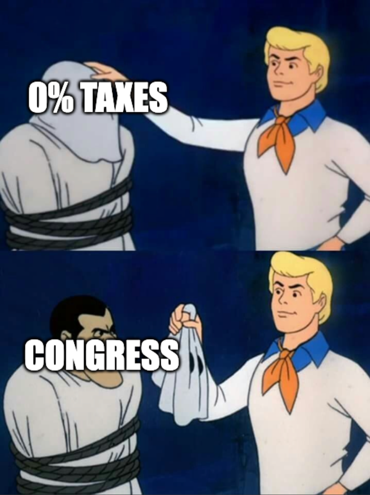 0% tax is an act of Congress