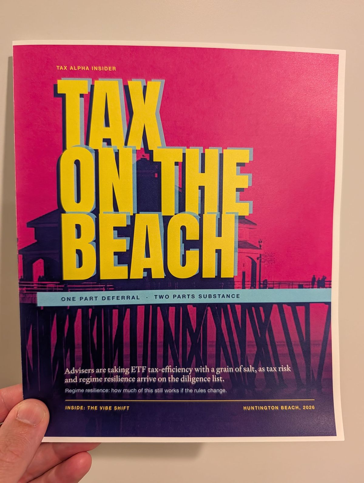 Tax on the beach... see you at Future Proof
