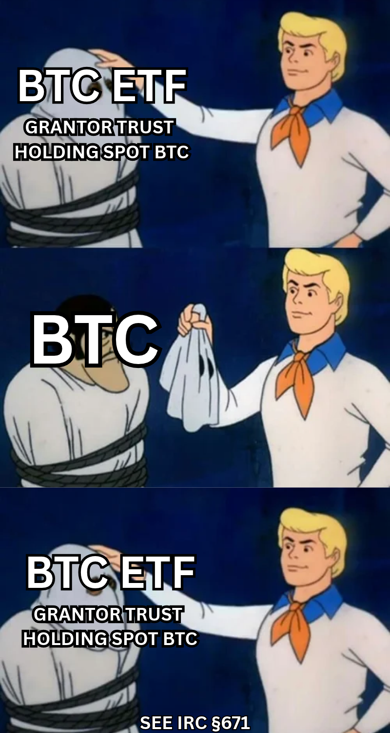 Why BTC into an ETF is probably a tax nothingburger