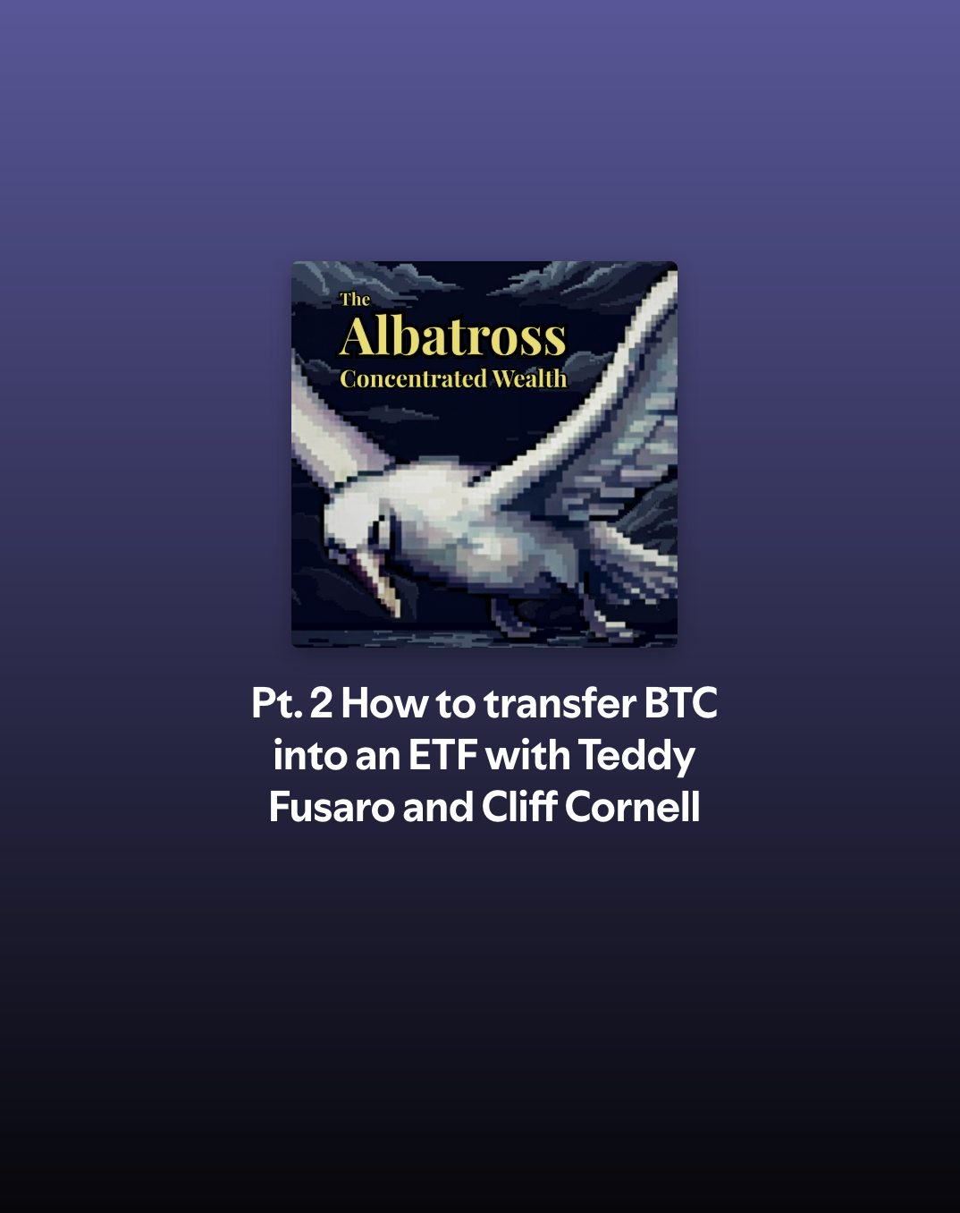 BTC can move in an out of a spot ETF just like gold bullion ETFs.