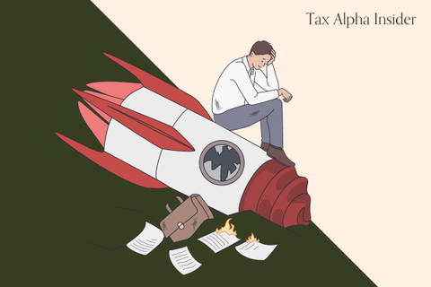 Cartoon arguing direct indexing growth is overhyped while ETFs remain a strong alternative