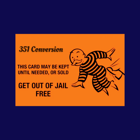 Graphic on Section 351 conversions letting locked-up SMAs roll into ETFs in-kind without realizing gains