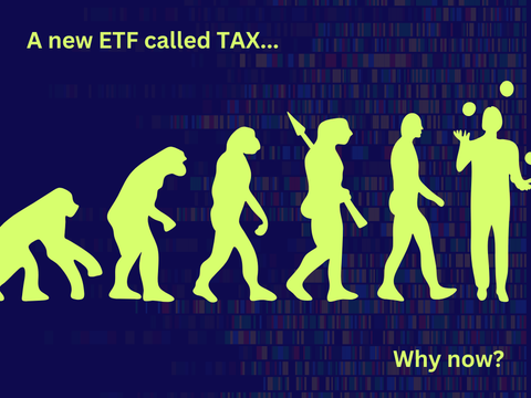 Cartoon on Cambria's TAX ETF normalizing the Section 351 conversion for in-kind ETF seeding
