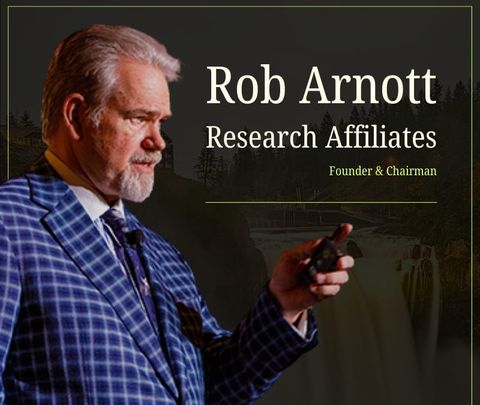 Cartoon announcing taxable-wealth pioneer Rob Arnott as a Basis Northwest speaker in Seattle