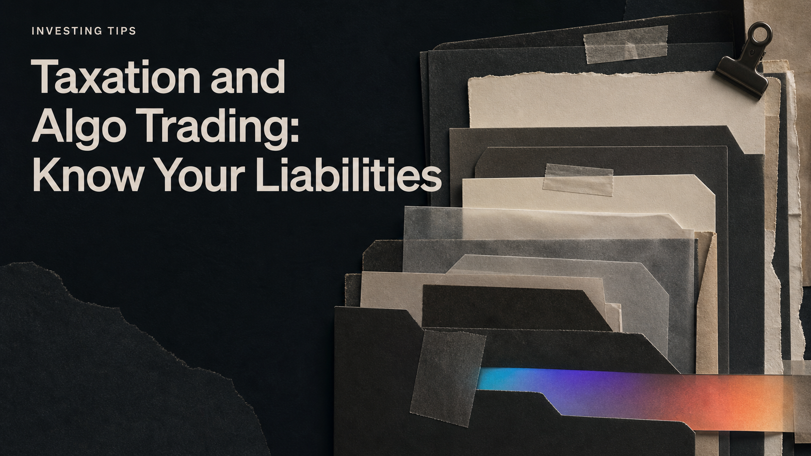 Taxation and Algo Trading: Know Your Liabilities