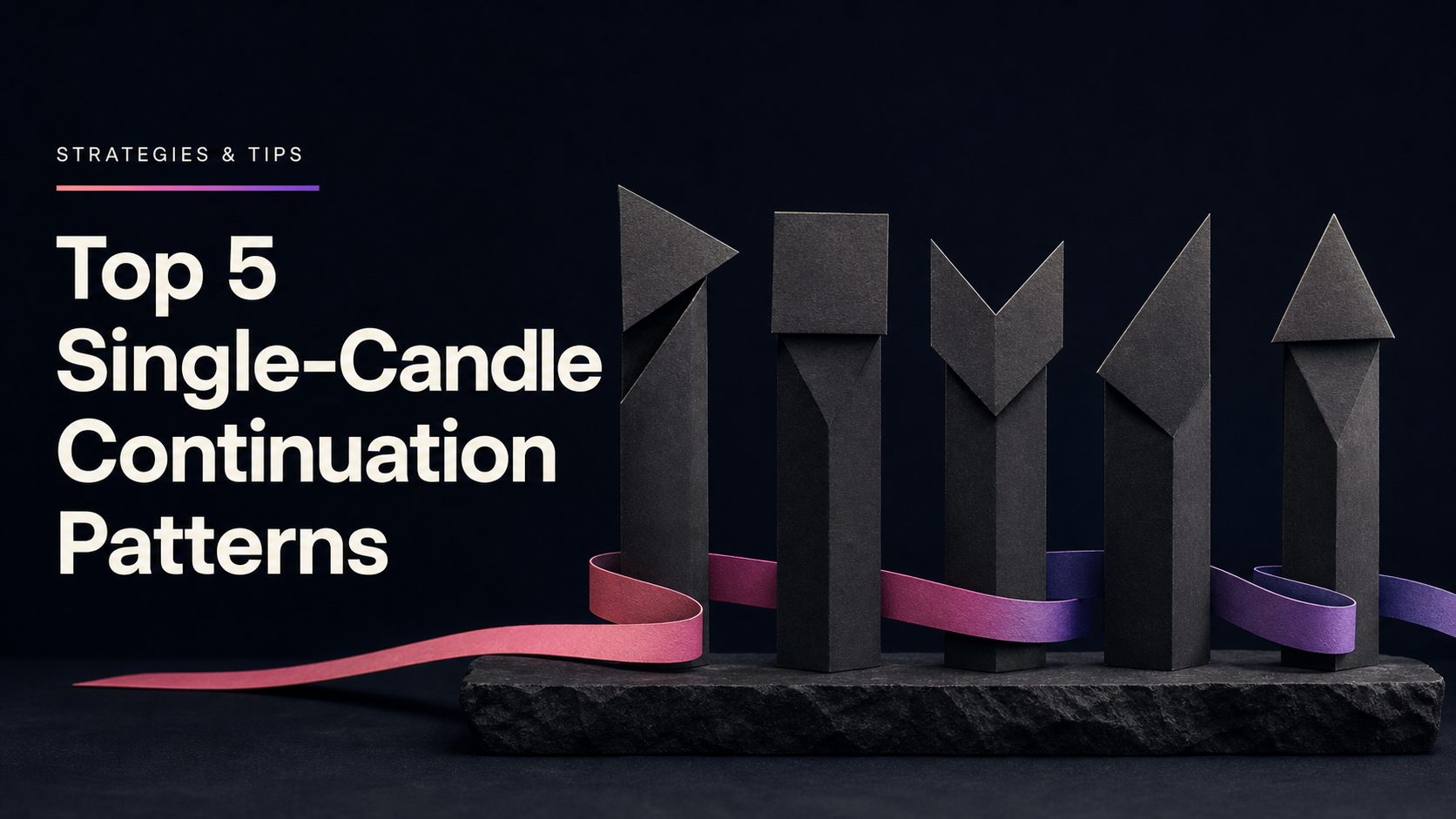 Top 5 Single-Candle Continuation Patterns for Trading