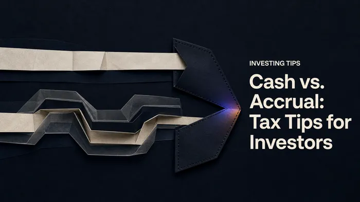 Cash vs. Accrual: Tax Tips for Investors