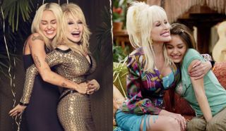 Miley Cyrus pays tribute to Godmother Dolly Parton: "I have an angel by my side"