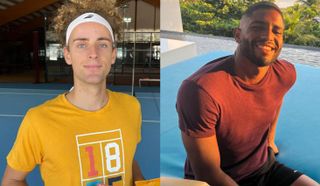Gay tennis star Mika Brunold thanks fellow pro João Lucas Reis da Silva for inspiring him to come out