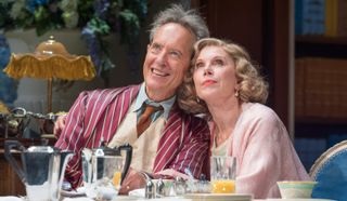 Richard E Grant and Christine Baranski lead high-camp Hay Fever revival – review