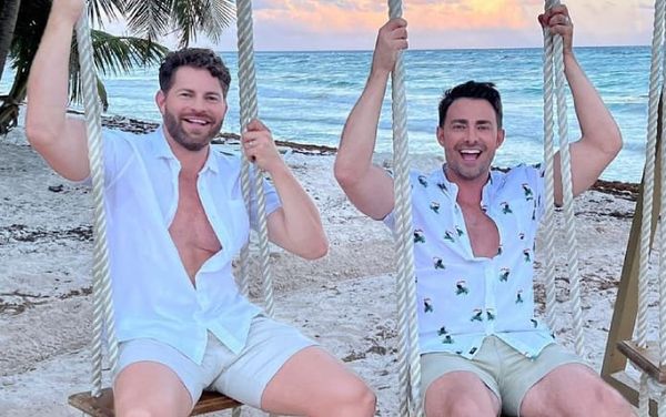 Mean Girls star Jonathan Bennett marries TV host Jaymes Vaughan in “perfect” ceremony