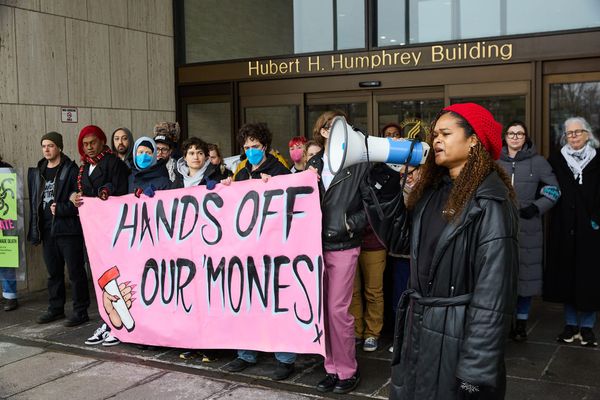 25 people arrested for protesting HHS' proposed rules banning gender affirming care for trans youth