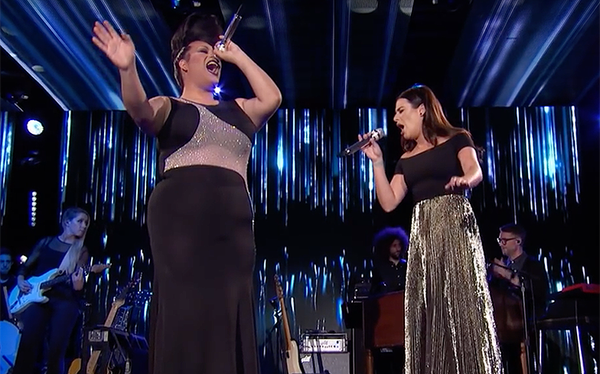 Drag queen Ada Vox slays Defying Gravity with Lea Michele on American Idol