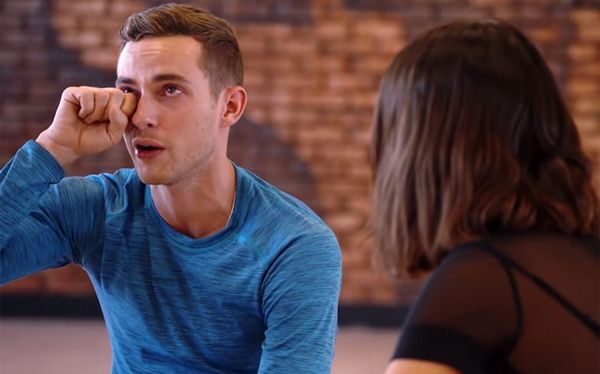 Adam Rippon gets emotional about coming out to his mom